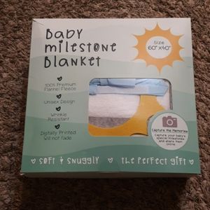 #643GS Legacy Baby Monthly Milestone Blanket for a boy